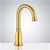 Gold Automatic Sensor Touchless Basin Faucet